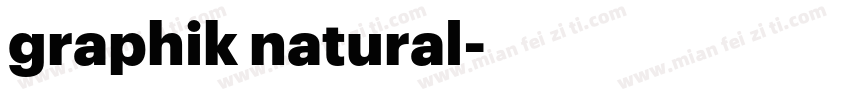 graphik natural字体转换